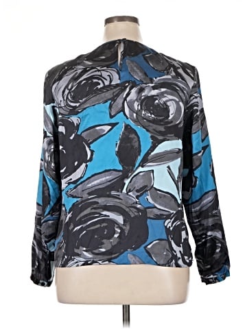 Pendleton Long Sleeve Silk Top (view 2)