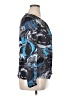 Pendleton 100% Silk Blue Long Sleeve Silk Top Size 16 Petite - photo 4