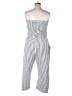 J for Justify Stripes Silver Jumpsuit Size 2X - photo 2