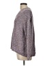 Lafayette 148 New York 100% Silk Tweed Gray Silk Pullover Sweater Size L - photo 5