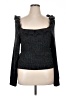 Topshop Solid Gray Pullover Sweater Size 12 - photo 1