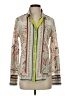 Cino 100% Cotton Paisley Ivory Long Sleeve Blouse Size S - photo 1