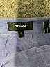 Theory Blue 3/4 Sleeve Blouse Size S - photo 7