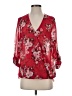 Kut from the Kloth 100% Polyester Red 3/4 Sleeve Blouse Size S - photo 1