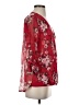 Kut from the Kloth 100% Polyester Red 3/4 Sleeve Blouse Size S - photo 4