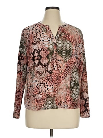 Dana Buchman Long Sleeve Blouse (view 1)