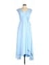 Unbranded 100% Polyester Blue Cocktail Dress Size 12 - photo 1
