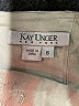 Kay Unger Metallic Silver Gray Cocktail Dress Size 6 - photo 4