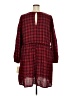 Bebop 100% Rayon Plaid Red Casual Dress Size 3X - photo 2