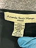 Amanda Smith 100% Acetate Black Short Sleeve Top Size 16 - photo 7