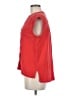 Studio West 100% Cotton Red Sleeveless Button-Down Shirt Size M - photo 5