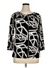 Style&Co Black 3/4 Sleeve Blouse Size XL - photo 1