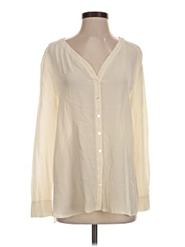 Eileen Fisher Long Sleeve Silk Top (view 1)