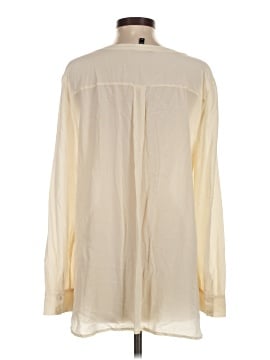 Eileen Fisher Long Sleeve Silk Top (view 2)