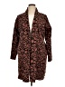 PREMISE Animal Print Multi Color Brown Coat Size XL - photo 1