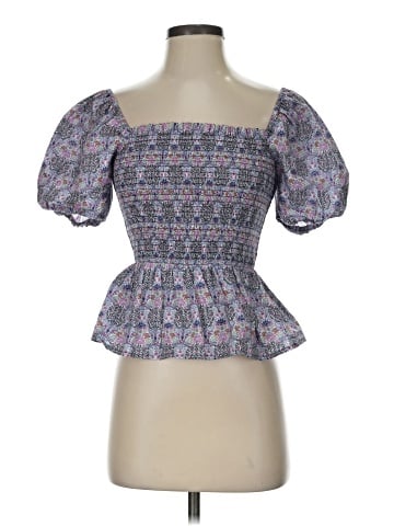 Liberty Art Fabrics for J.Crew Short Sleeve Blouse (view 1)