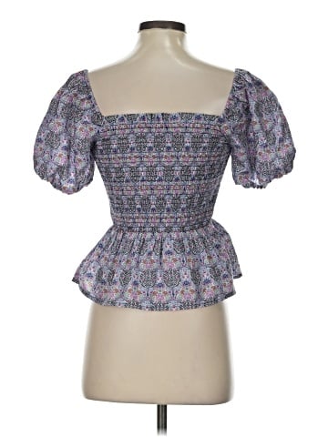 Liberty Art Fabrics for J.Crew Short Sleeve Blouse (view 2)