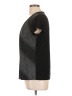 Notations Metallic Black Short Sleeve Top Size L - photo 5