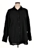 Calia Solid Black Long Sleeve Button-Down Shirt Size XL - photo 1