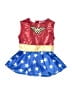 DC Super friends 100% Polyester Blue Costume Size 6-12 mo - photo 1