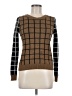 Lucca Couture 100% Acrylic Checkered-gingham Brown Pullover Sweater Size M - photo 1