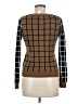 Lucca Couture 100% Acrylic Checkered-gingham Brown Pullover Sweater Size M - photo 2