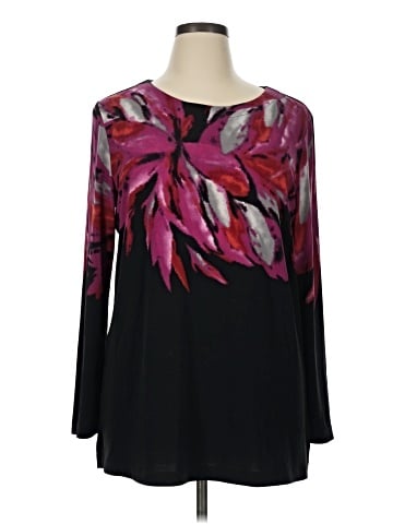 Dana Buchman Long Sleeve Blouse (view 1)
