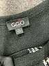 GiGio 100% Polyester Houndstooth Black Pullover Sweater Size L - photo 7
