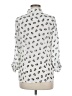 Freebird 100% Polyester Animal Print Silver Long Sleeve Blouse Size M (estimated) - photo 2