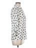 Freebird 100% Polyester Animal Print Silver Long Sleeve Blouse Size M (estimated) - photo 4