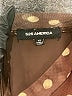 525 America Polka Dots Brown Cocktail Dress Size XS - photo 7