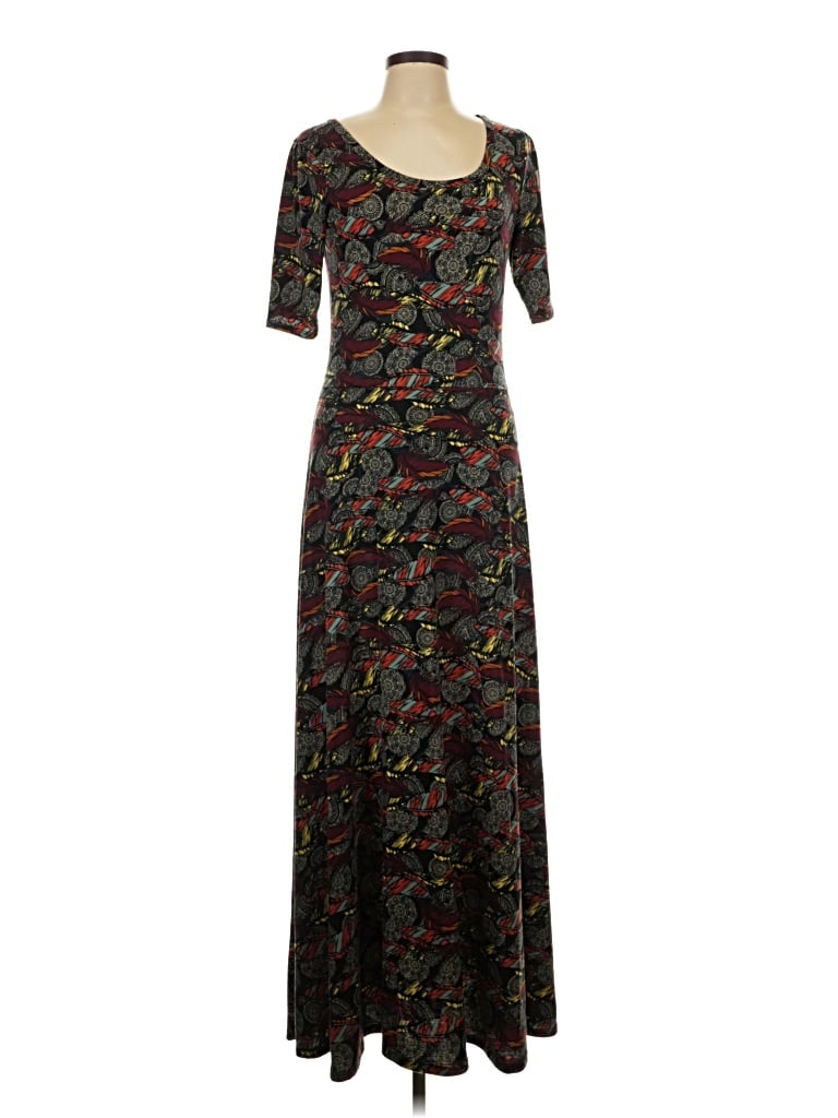 Pre-owned Lularoe Casual Dress In Black