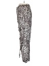 Shein 100% Polyester Animal Print Silver Casual Pants Size L - photo 5