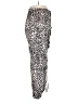 Shein 100% Polyester Animal Print Silver Casual Pants Size L - photo 4
