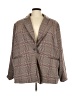 Torrid Plaid Brown Blazer Size 4X Plus (4) - photo 1