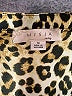 Misia 100% Polyester Animal Print Gold Short Sleeve Blouse Size 1X - photo 7