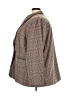 Torrid Plaid Brown Blazer Size 4X Plus (4) - photo 5