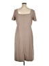 Rafaella Solid Tan Casual Dress Size 16W - photo 2