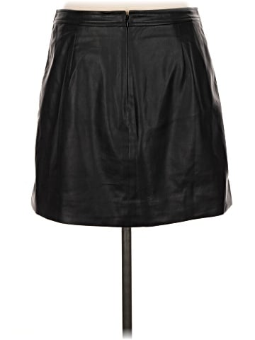 J.Crew Collection Faux Leather Skirt (view 2)