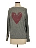 Maurices Hearts Gray Pullover Sweater Size S - photo 1