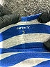 Carter's 100% Cotton Stripes Blue Long Sleeve Onesie 0-3 MO / 3 MO - photo 3