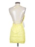 Unbranded 100% Polyester Yellow Cocktail Dress Size 0 - photo 2