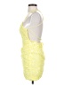 Unbranded 100% Polyester Yellow Cocktail Dress Size 0 - photo 5