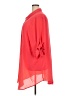 Torrid 100% Polyester Red 3/4 Sleeve Blouse Size 5X Plus (5) - photo 5