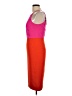 Milly Color Block Orange Cocktail Dress Size 4 - photo 5