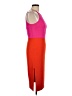 Milly Color Block Orange Cocktail Dress Size 4 - photo 4