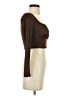 Shein Brown Long Sleeve Top Size S - photo 4