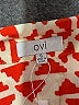 OVI Print Orange Long Sleeve Blouse Size S - photo 7