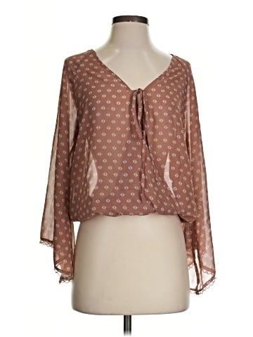 Charlotte Russe 3/4 Sleeve T-Shirt (view 1)