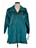 Caroline Rose 100% Silk Color Block Teal 3/4 Sleeve Silk Top Size L - photo 1